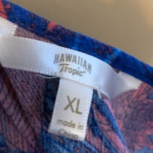 Hawaiian Tropic  Blue Floral Romper - Picture 5 of 7